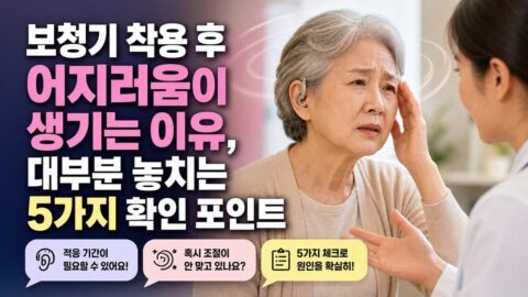 보청기 착용 후 어지러움이 생기는 이유, 대부분 놓치는 5가지 확인 포인트 보청기 착용 후 어지러움이 생기는 이유, 대부분 놓치는 5가지 확인 포인트