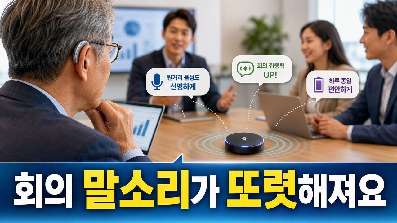 보청기 원격 마이크, 회의와 강의에서 써보면 유용한 상황과 불편한 경우