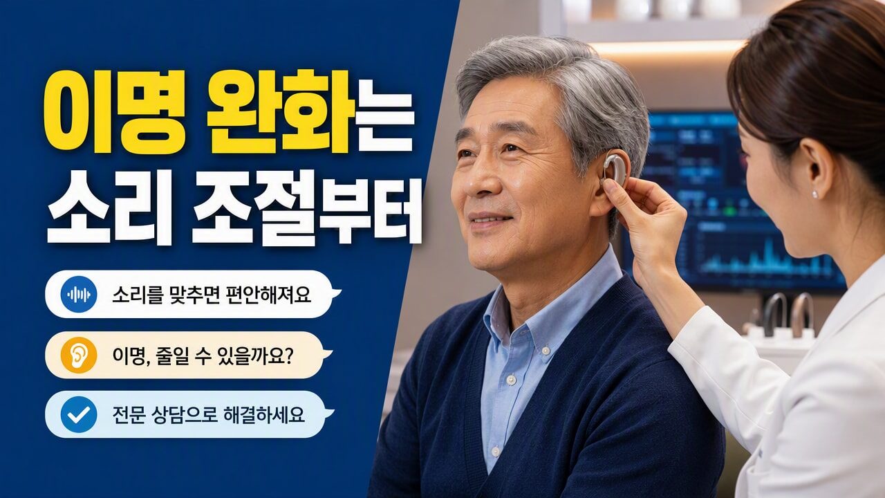 보청기 이명 완화 기능, 소리를 키우기 전에 확인할 적용 조건과 한계