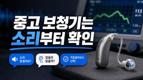 중고 보청기 구매 전 ‘초기 음질 테스트’에서 꼭 걸러야 하는 차이: 착용감·잡음·통화까지 한 번에 확인