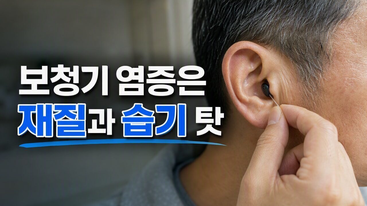 보청기 착용 중 가려움과 귓속 염증, 소독약 바르기 전에 점검할 재질과 습기 관리법