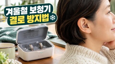 겨울철 보청기 결로 방지와 배터리 방전 예방 관리법