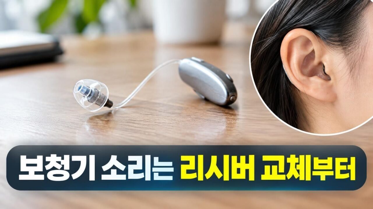 오픈형 보청기 리시버 출력(S·M·P·HP), 청력 변화 생겼을 때 본체 교체 전에 바꿀 부품 오픈형 보청기 리시버 부품과 출력 단계 비교