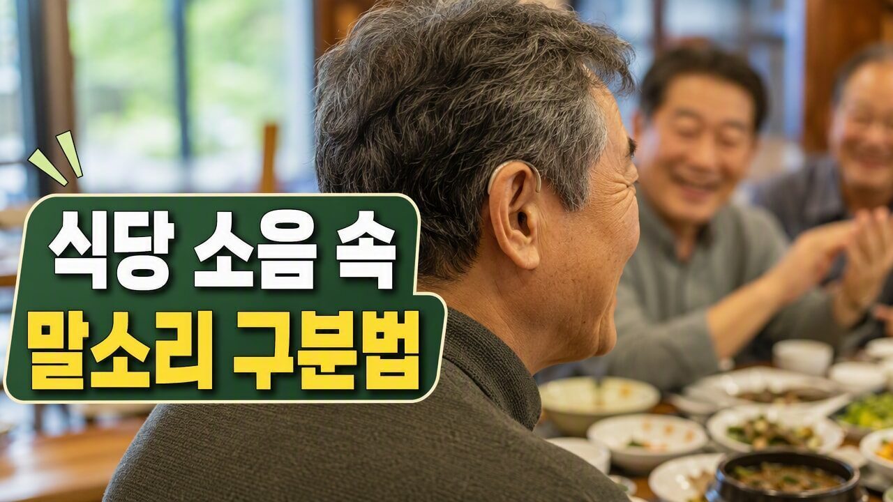 보청기 인공지능(AI) 소음 제거 기능, 식당에서 써보니 실제로 달라지는 말소리 구분